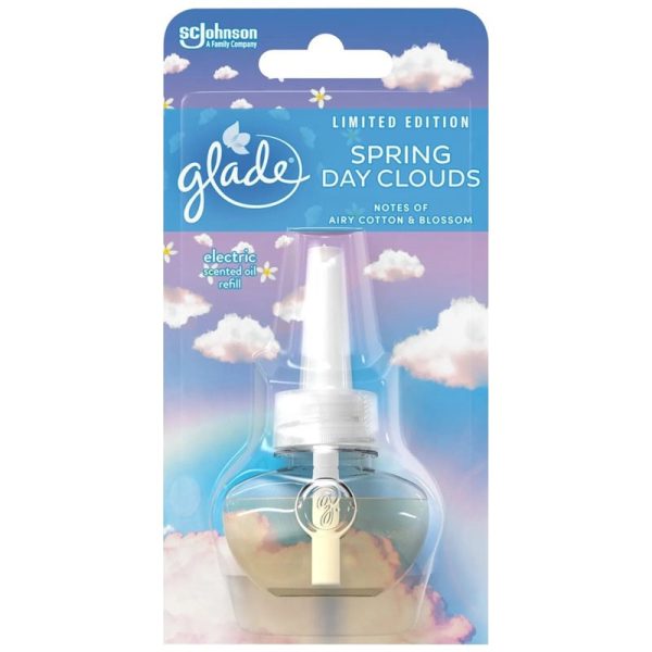 GLADE PLUG IN REFILL SPRING DAY 20ML PACK OF 6