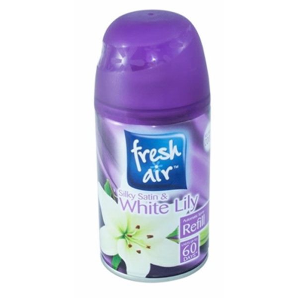 FRESH AIR REFILL SILKY SATIN & WHITE LILY PACK OF 12