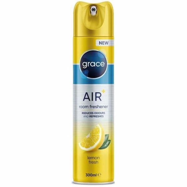 GRACE AIR FRESHENER LEMON FRESH 300ML PACK OF 12