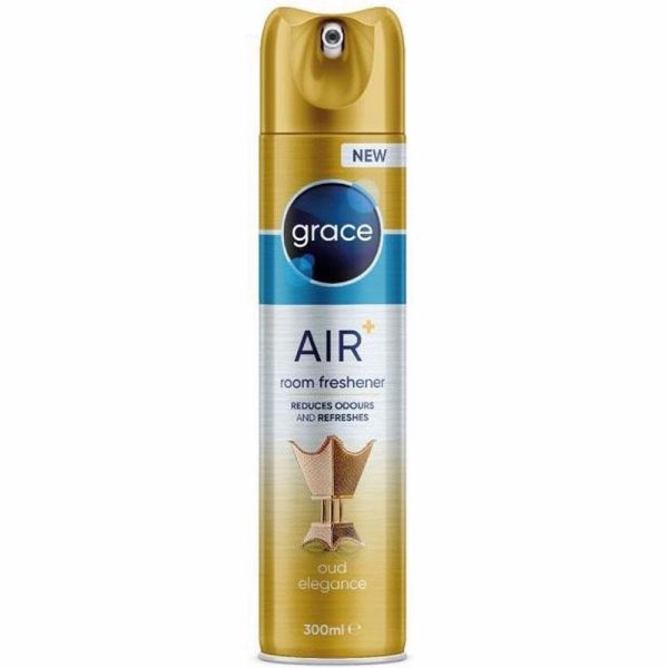 GRACE AIR FRESHENER OUD ELEGANCE 300ML PACK OF 12