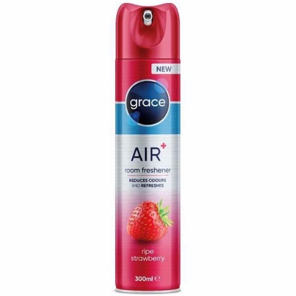 GRACE AIR FRESHENER RIPE STRAWBERRY 300ML PACK OF 12