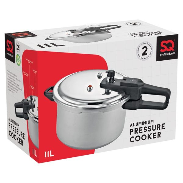 ALUMINIUM PRESSURE COOKER 11LTR