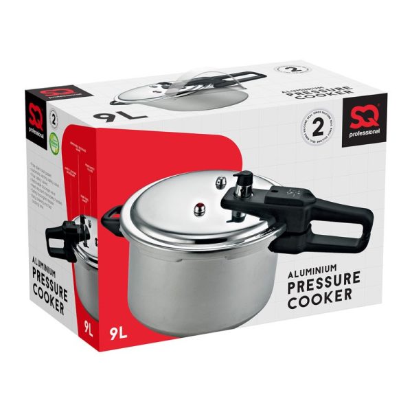 ALUMINIUM PRESSURE COOKER 9LTR