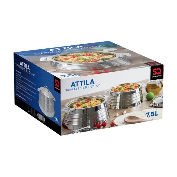 ATTILA STAINLESS STEEL HOT POT 7.5L