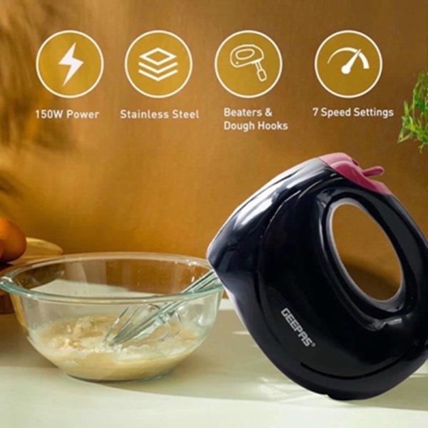 GEEPAS HAND MIXER BLACK