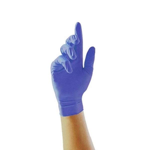 UNI NITRILE VIOLET BIOTOUCH 100 GLOVES MEDIUM