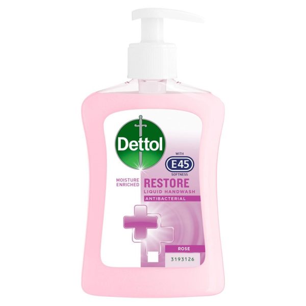 DETTOL HAND WASH RESTORE ROSE 250ML PACK OF 6