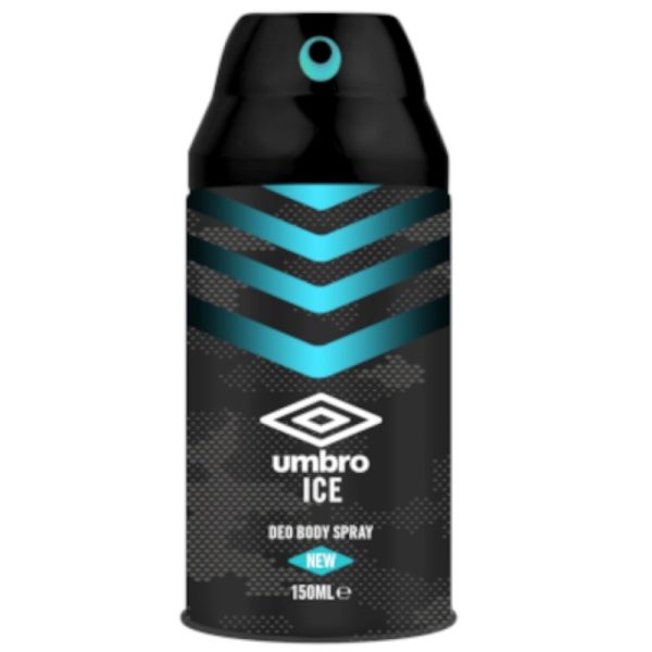 UMBRO DEO BODY SPRAY ICE 150ML PACK OF 6