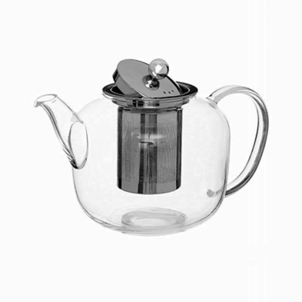 PREMIER HIGH BOROSILICATE TEAPOT WITH STRA