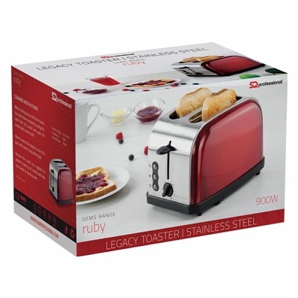 METALLIC LEGACY TOASTER RUBY 3435