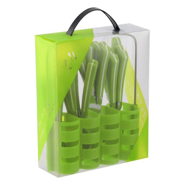 DURANE CUTLERY SET 24PC GREEN T033-1