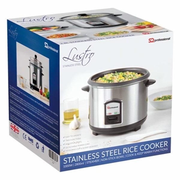 PRO RICE COOKER & STEAMER 2.8LTR 9167