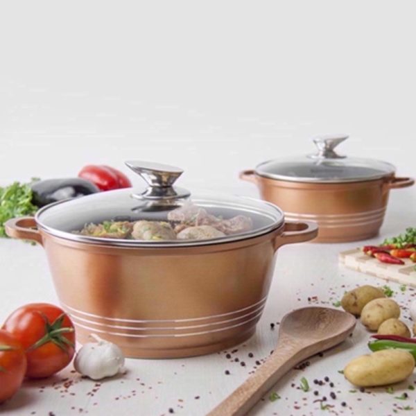 NEA DIECAST STOCKPOT SERAMIQ 5 SET CUPRUM