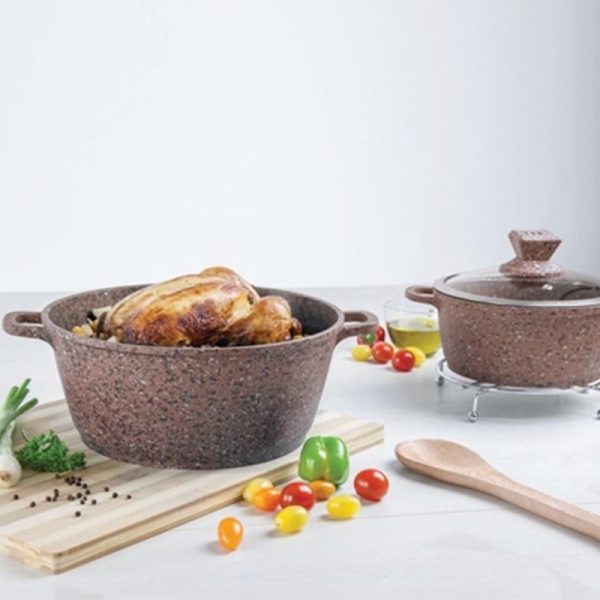 NESSA GRANUM CASSEROLE S/5 BROWN