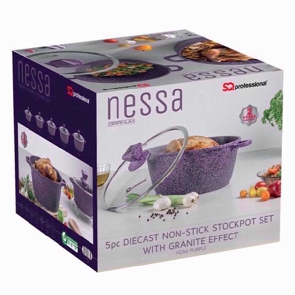 NESSA GRANUM CASSEROLE S/5 PURPLE