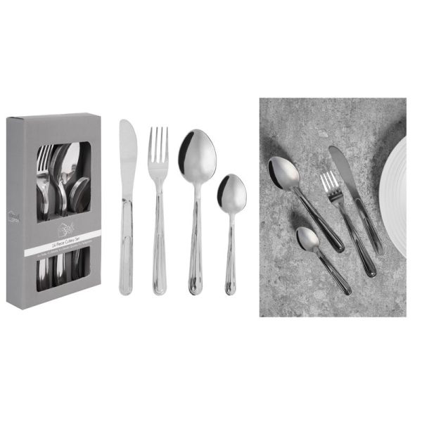 RAVENNA STAINLESS STEEL CUTLERY SET 16PC