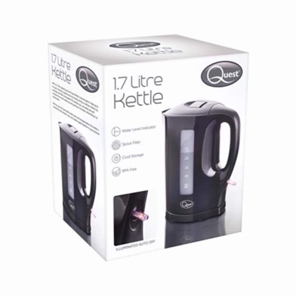 QUEST 1.7LTR KETTLE BLACK 35109 25.11