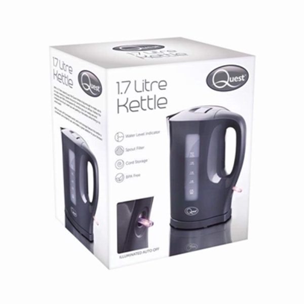 QUEST 1.7LTR KETTLE GREY 35219