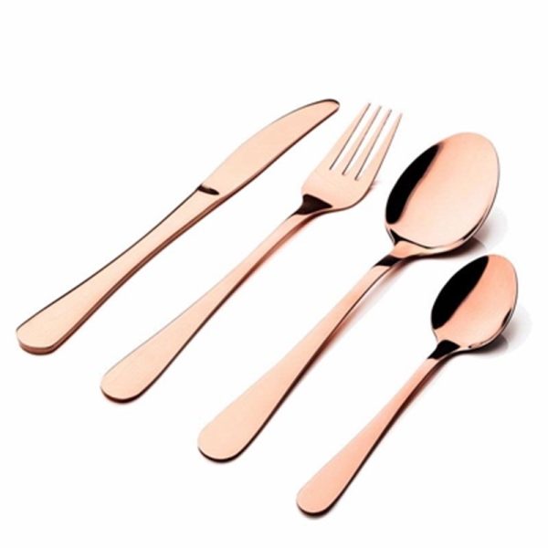 SABICHI GLAMOUR COPPER 16PC CUTLERY SET