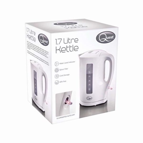 QUEST 1.7LTR KETTLE WHITE 35019