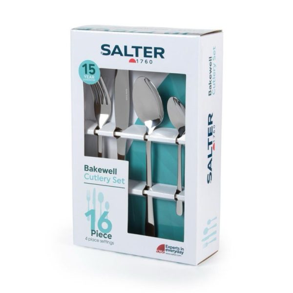 SALTER BAKEWELL CUTLERY SET 16 PIECE