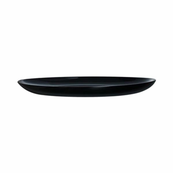 DIWALI BLACK OVAL DISH 25X33CM