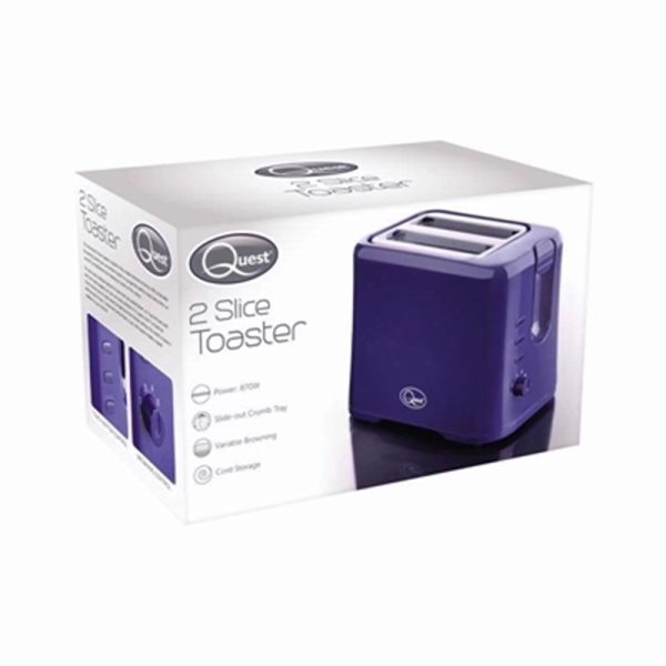 QUEST BLUE TOASTER 2 SLICE 34869