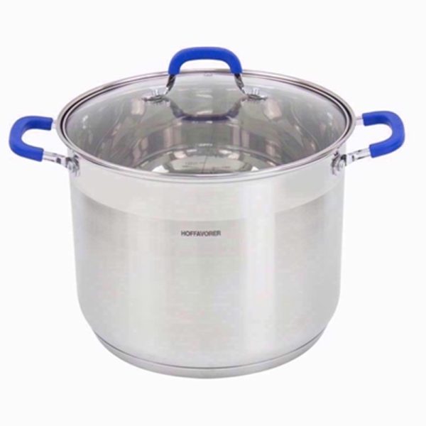 PRO COOK S/S STOCKPOT 3 SET BLUE HANDLE