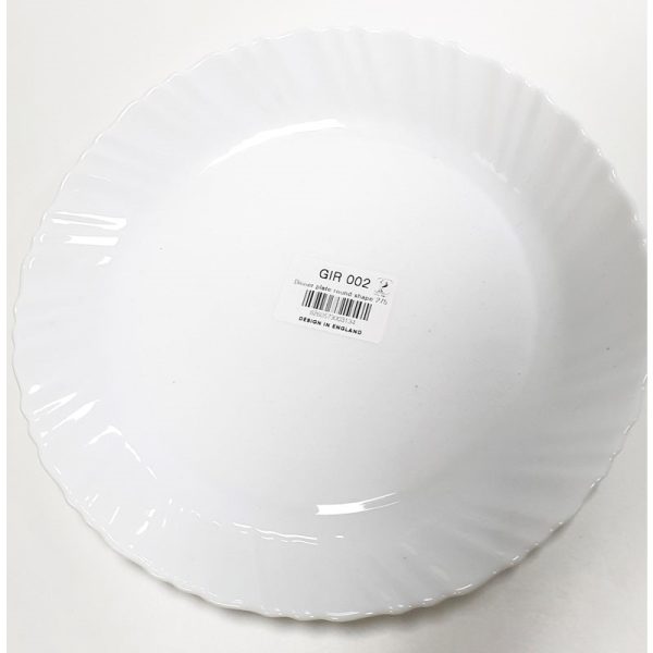 OPAL ROUND DINNER PLATE 27CM WHITE