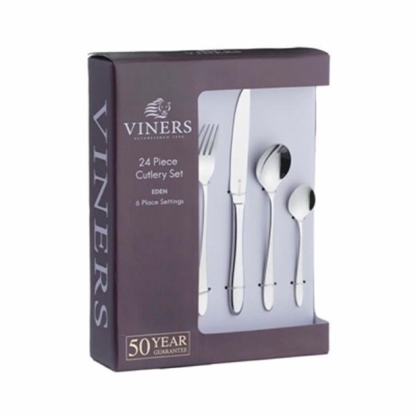 VINERS CUTLERY SET 18/10 24PCS EDEN