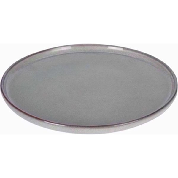 PLATE STONEWARE BEIGE 28CM