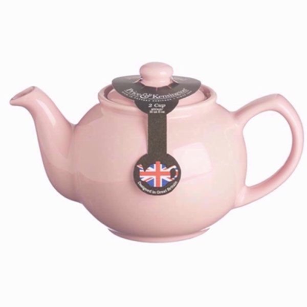 RAYWARE 2 CUP TEAPOT PASTEL PINK