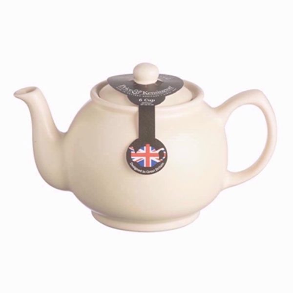 RAYWARE 6 CUP TEAPOT MATT CREAM