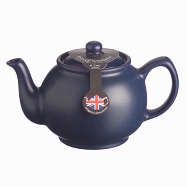 RAYWARE 6 CUP TEAPOT MATT NAVY