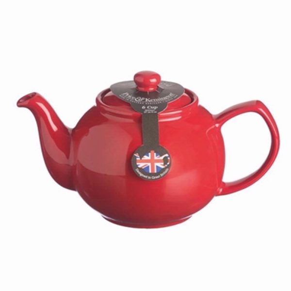 RAYWARE 6 CUP TEAPOT RED