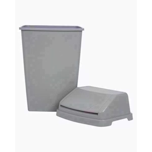 WHAM EVERYDAY SILVER SWING BIN 50LTR (SP)