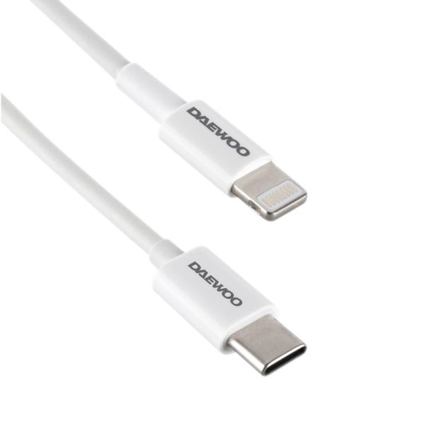 DAEWOO 1MTR USB-C TO 8 PIN LIGHTING CABLE ELA