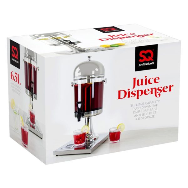 SS DRINK DISPENSER KR01 SILVER 6.5L 91394