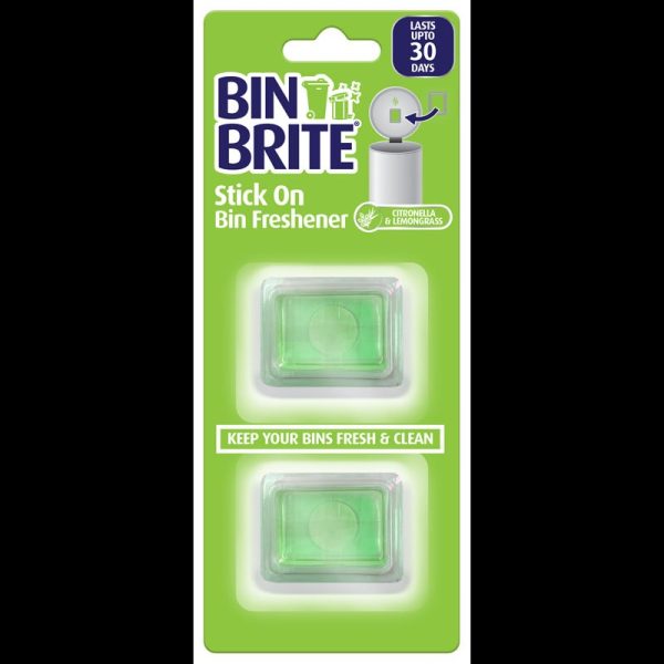 BIN BRITE STICK ON BIN FRESH CITRONELLA LEMON GRASS