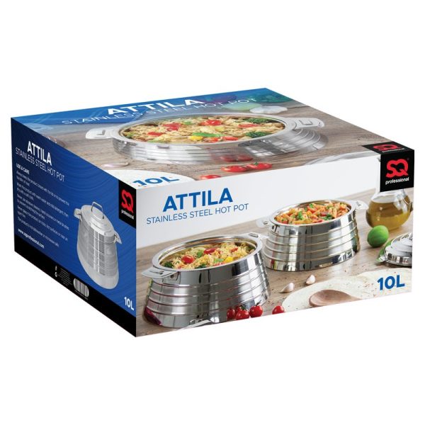 PRO ATILLA HOT POT 10L STAINLESS STEEL