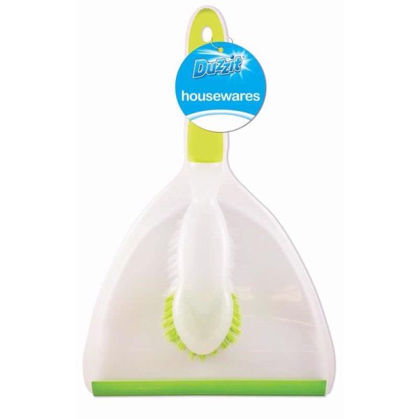 DUZZIT DUSTPAN & BRUSH BRIGHT