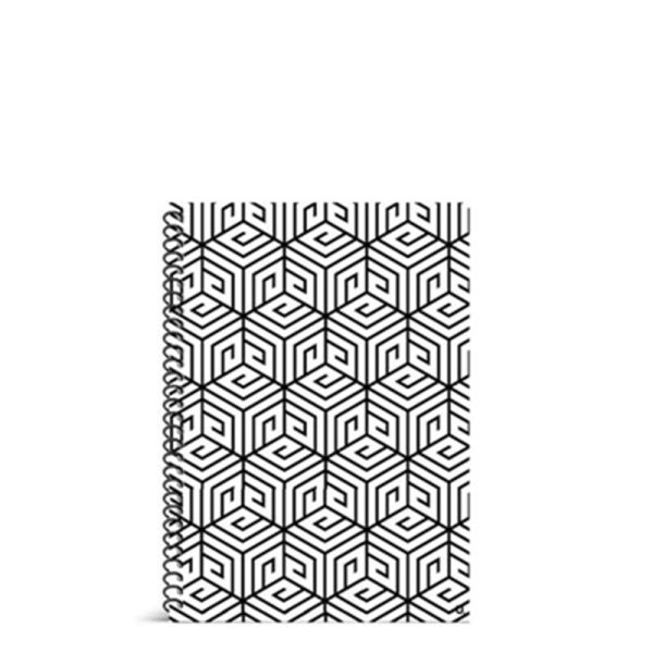 GEO SPIRAL NOTEBOOK LINED PAPER A5 PACK OF 12