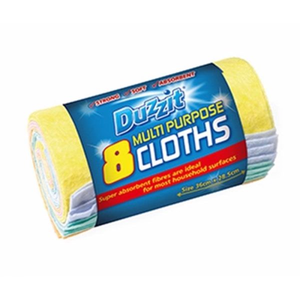 DUZZIT CLOTHS MULTI PURPOSE PACK OF 10