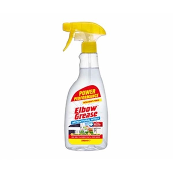 ELBOW GREASE ANTI-BACTERIAL SPRAY 500ML PACK OF 8