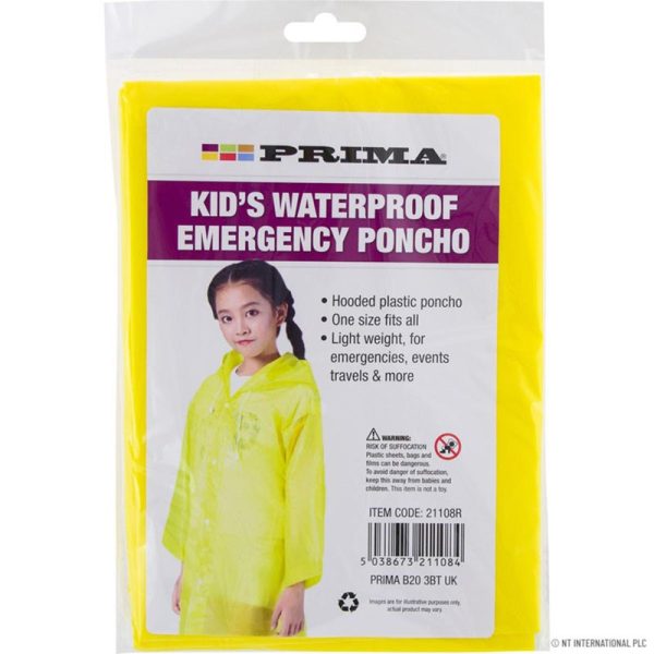 PRIMA KIDS WATERPROOF PONCHO - RAIN COAT