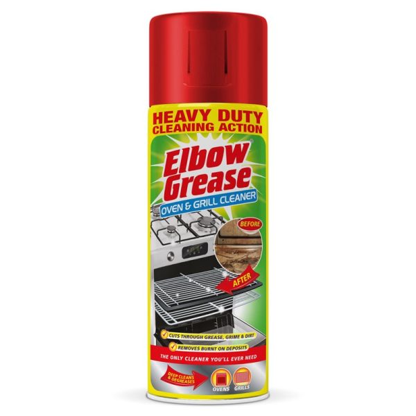 ELBOW GREASE HEAVY DUTY OVEN & GRILL CLEANER 400G