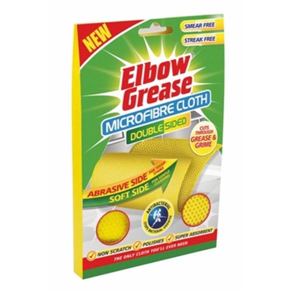 ELBOW GREASE MICROFIBRE CLOTH DOUBLE SIDED