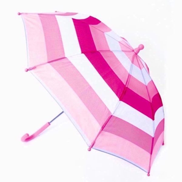 UMBRELLA KIDS PINK STRIPED UMBRELLA