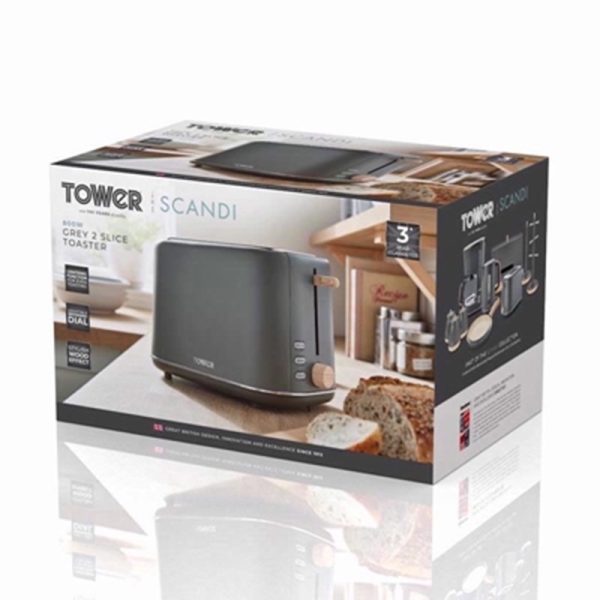 TOWER TOASTER 2 SLICE T20027G