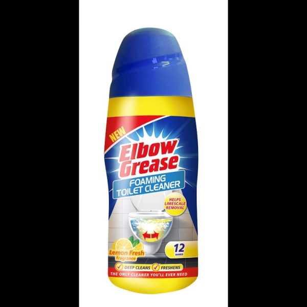 ELBOW GREASE TOILET CLEANER FOAM LEMON FRESH 500G